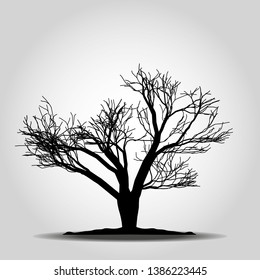 Tree icon. Forest symbol. Flat web sign on white background. Vector eps10