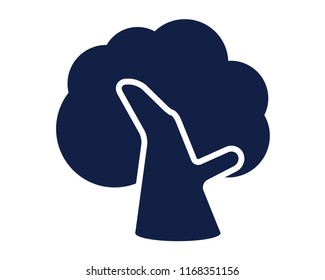 tree icon glyph cool cute icon pack app design icon