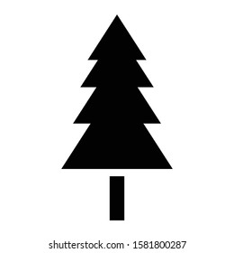 tree icon glyph vector design