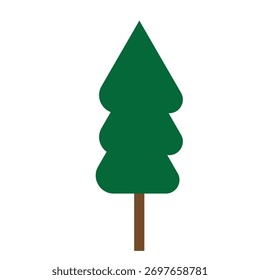 Diseño gráfico de icono de árbol hermoso