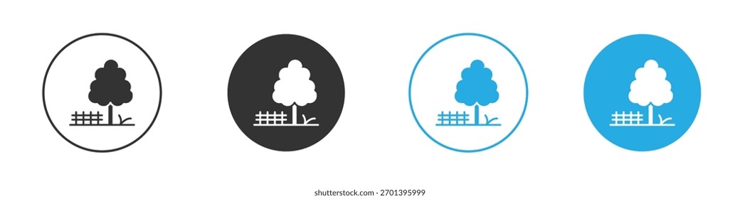 Tree icon. Graphic icon design template