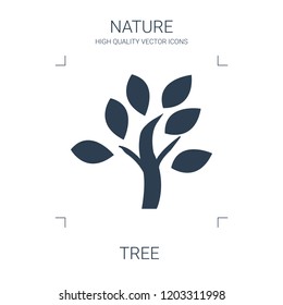 tree icon. high quality filled tree icon on white background. from nature collection flat trendy vector tree symbol. use for web and mobile