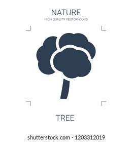 tree icon. high quality filled tree icon on white background. from nature collection flat trendy vector tree symbol. use for web and mobile