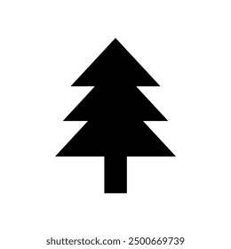 Tree icon illustrated on background