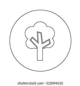 Tree icon illustration design