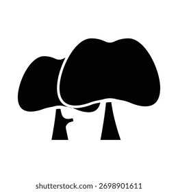 Modelo de design de ilustração de ícone de árvore