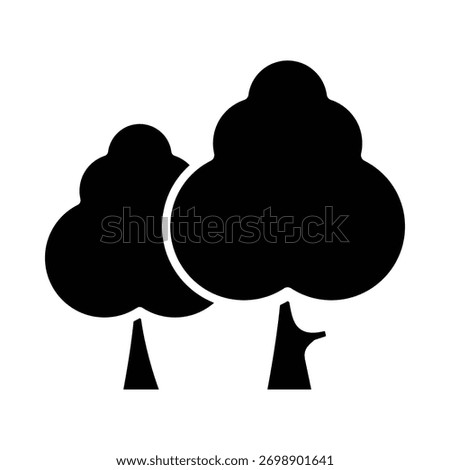 Tree icon illustration design template
