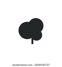 Tree icon illustration isolated. Tree vector sign symbol