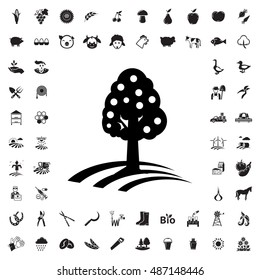 Tree icon illustration isolated vector sign symbol