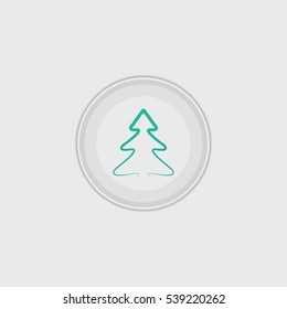tree icon illustration isolated vector sign symbol