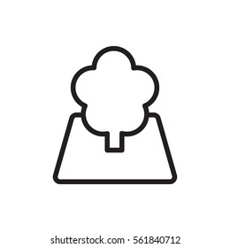 tree icon illustration isolated vector sign symbol