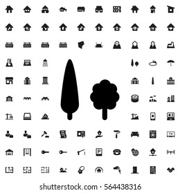 tree icon illustration isolated vector sign symbol