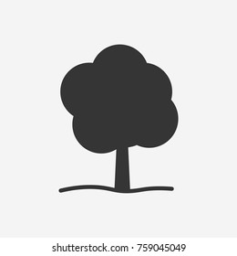 Tree icon illustration isolated vector sign symbol