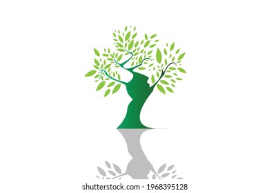 tree icon illustration. Trees forest simple plant silhouette icon. Nature oak organic set design. Planting tree infographic. Evolution concept. Sprout, plant, tree growing agriculture icons. 


