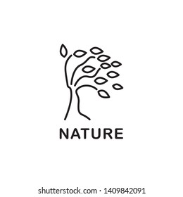 tree icon, illustration vector template