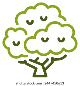 Tree Icon Illustration, for web, app, infographic, etc