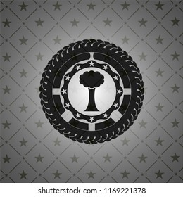 tree icon inside dark badge