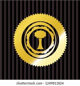 tree icon inside shiny badge