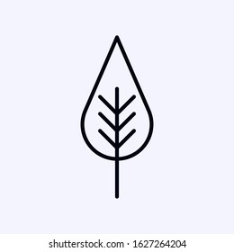 Tree icon isolated on white background