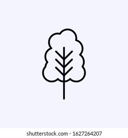 Tree icon isolated on white background