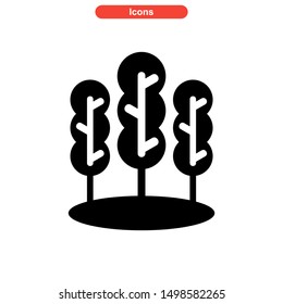 tree icon isolated sign symbol vector illustration - high quality black style vector icons
