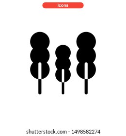 tree icon isolated sign symbol vector illustration - high quality black style vector icons
