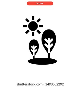 tree icon isolated sign symbol vector illustration - high quality black style vector icons
