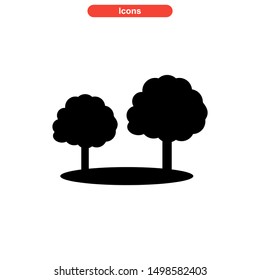 tree icon isolated sign symbol vector illustration - high quality black style vector icons
