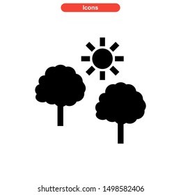 tree icon isolated sign symbol vector illustration - high quality black style vector icons
