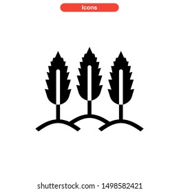 tree icon isolated sign symbol vector illustration - high quality black style vector icons
