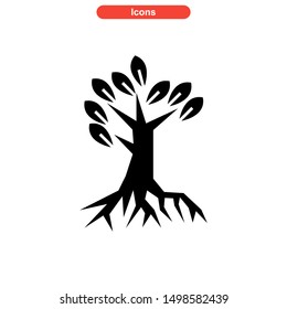 tree icon isolated sign symbol vector illustration - high quality black style vector icons
