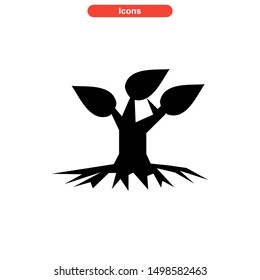 tree icon isolated sign symbol vector illustration - high quality black style vector icons
