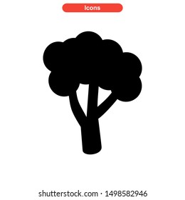 tree icon isolated sign symbol vector illustration - high quality black style vector icons
