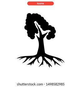 tree icon isolated sign symbol vector illustration - high quality black style vector icons
