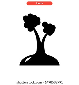 tree icon isolated sign symbol vector illustration - high quality black style vector icons
