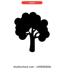 tree icon isolated sign symbol vector illustration - high quality black style vector icons
