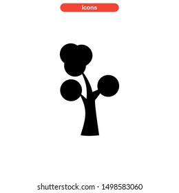 tree icon isolated sign symbol vector illustration - high quality black style vector icons

