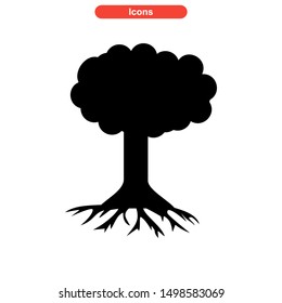 tree icon isolated sign symbol vector illustration - high quality black style vector icons
