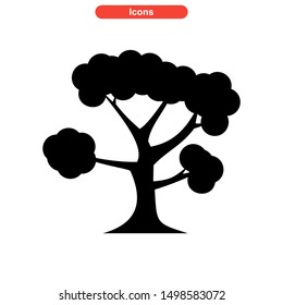 tree icon isolated sign symbol vector illustration - high quality black style vector icons
