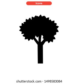 tree icon isolated sign symbol vector illustration - high quality black style vector icons
