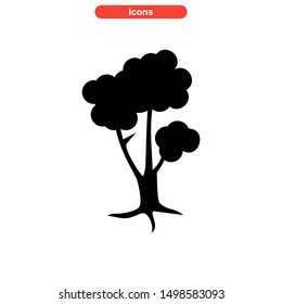 tree icon isolated sign symbol vector illustration - high quality black style vector icons
