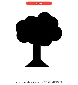tree icon isolated sign symbol vector illustration - high quality black style vector icons
