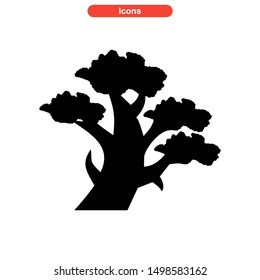 tree icon isolated sign symbol vector illustration - high quality black style vector icons
