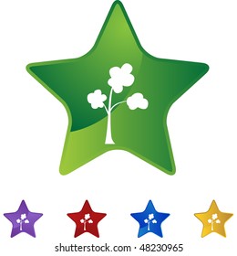 Tree icon isolated web icon on a background.