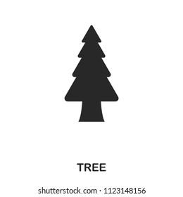 Tree icon. Line style icon design. UI. Illustration of tree icon. Pictogram isolated on white. Ready to use in web design, apps, software, print.