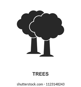 Tree icon. Line style icon design. UI. Illustration of tree icon. Pictogram isolated on white. Ready to use in web design, apps, software, print.