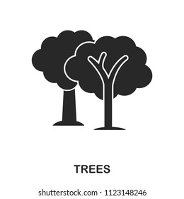 Tree icon. Line style icon design. UI. Illustration of tree icon. Pictogram isolated on white. Ready to use in web design, apps, software, print.