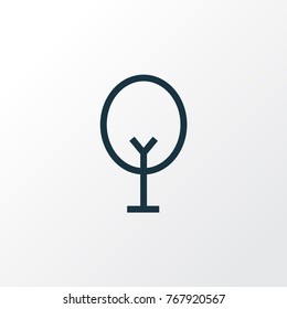 Tree icon line symbol. Premium quality isolated nature element in trendy style.
