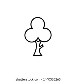tree icon, llustration design for website