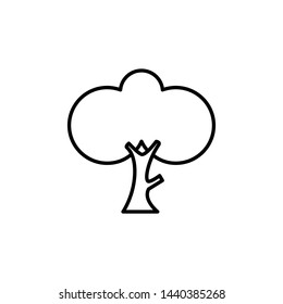 tree icon, llustration design for website